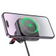 Автомобільний тримач із бездротовою зарядкою Hoco HW23 Magic magnetic wireless fast charging Black