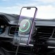 Автомобільний тримач із бездротовою зарядкою Hoco HW23 Magic magnetic wireless fast charging Black