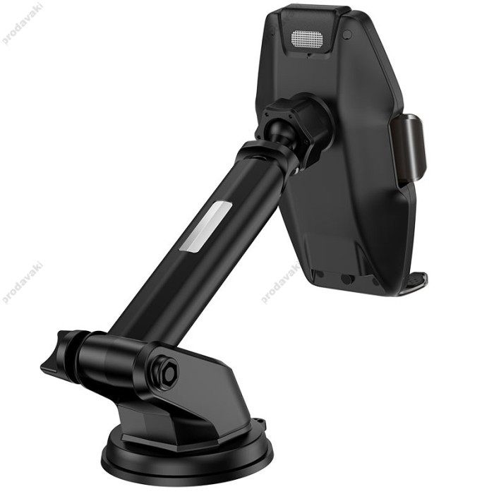 Автомобільний тримач із бездротовою зарядкою Hoco S45 Energia smart wireless charging Black