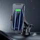 Автомобільний тримач із бездротовою зарядкою Hoco S45 Energia smart wireless charging Black