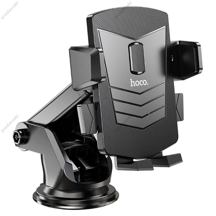 Автомобільний тримач Hoco CA83 David one-button center console car holder Black