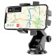 Автомобільний тримач Hoco CA83 David one-button center console car holder Black