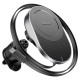 Автомобільний тримач із бездротовою зарядкою Hoco HW12 Guardian magnetic (air outlet) 15W Black