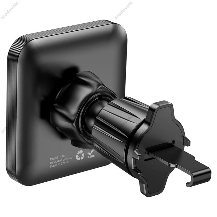 Автомобільний тримач Hoco H40 Climber magnetic car holder (air outlet) Чорний