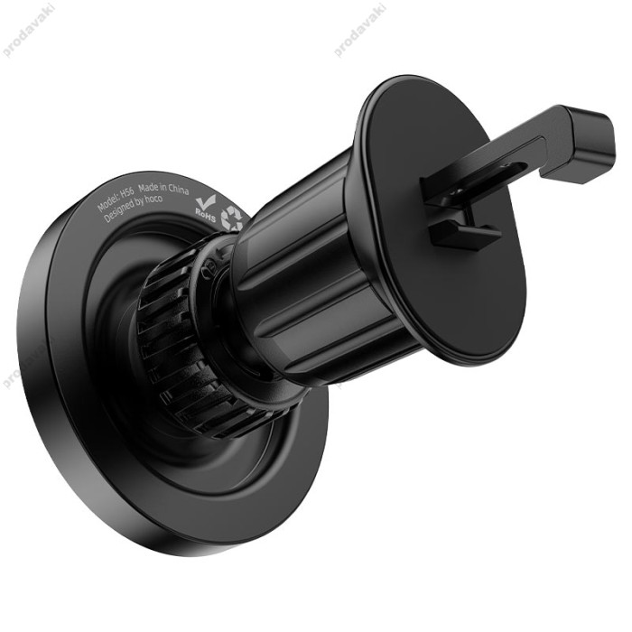 Автомобільний тримач Hoco H56 Show ring magnetic Car holder (air outlet) 4.5-7" Black