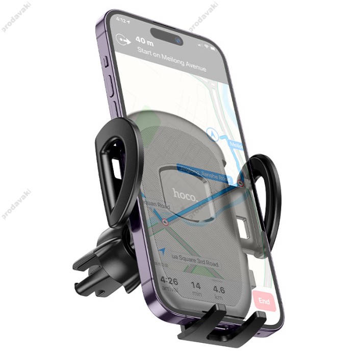 Автомобільний тримач Hoco H8 General car holder (air outlet) Black