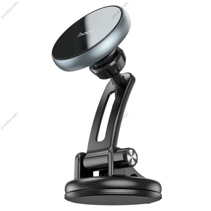 Автомобільний тримач Hoco CA100 Super-way center console ring magnetic car holder Black