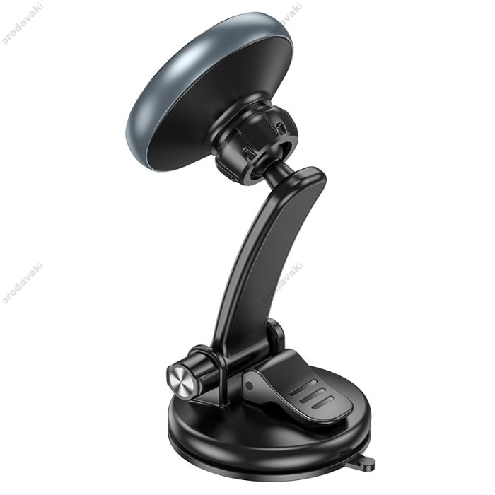 Автомобільний тримач Hoco CA100 Super-way center console ring magnetic car holder Black
