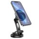 Автомобільний тримач Hoco CA100 Super-way center console ring magnetic car holder Black