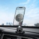 Автомобільний тримач Hoco CA100 Super-way center console ring magnetic car holder Black
