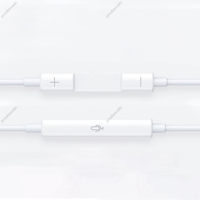 Дротові навушники WiWU EB302 Wired Earphone (directly use) Lightning White