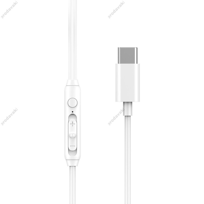 Дротові навушники WiWU EB314 Wired Earphone Type-C White