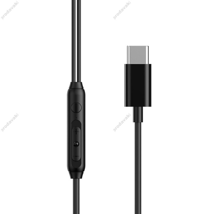 Дротові навушники WiWU EB314 Wired Earphone Type-C Black