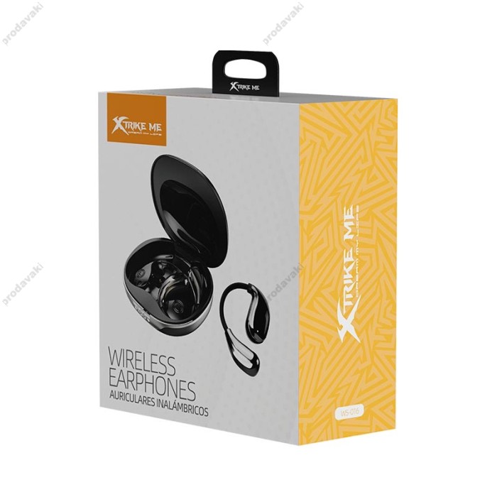 Бездротові Bluetooth навушники XTRIKE ME WS-016 OWS BT 5.4 Black