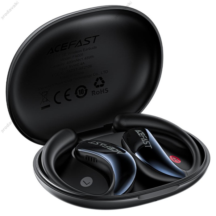 Бездротові Bluetooth навушники ACEFAST FA005 ACEFIT SE wireless earbuds BT 5.4 Black