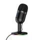 Мікрофон провідний настільний Hoco L25 right USB desktop microphone Black