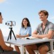 Бездротовий мікрофон ACEFAST R1 wireless lavalier microphones AI Type-C 2 мікрофона Black
