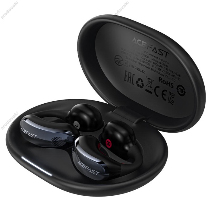 Бездротові Bluetooth навушники ACEFAST FA006 ACECLIP Pro wireless earbuds BT 5.4 Black