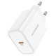 Мережевий зарядний пристрій BOROFONE BA57A Easy Speed single port charger 20W White