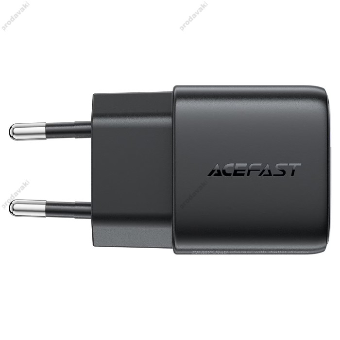 Мережевий зарядний пристрій ACEFAST A135 GaN charger 40W Black