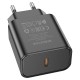 Мережевий зарядний пристрій Borofone BA71A Power single port charger 20W Black