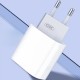 Мережевий зарядний пристрій XO L77 Fast charger 20W White