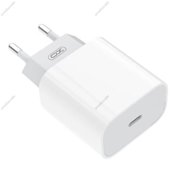Мережевий зарядний пристрій XO L77 Fast charger 20W White