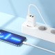 Мережевий зарядний пристрій Borofone BA70A Home Charger Lightning cable 20W White