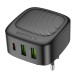 Мережевий зарядний пристрій Borofone BAS23A Lucky PD charger 30W Black