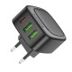 Мережевий зарядний пристрій Borofone BAS23A Lucky PD charger 30W Black