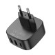 Мережевий зарядний пристрій Borofone BAS23A Lucky PD charger 30W Black