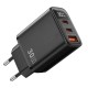 Мережевий зарядний пристрій WIWU Wi-G010 Firefly GaN Fast Charger 30W Black