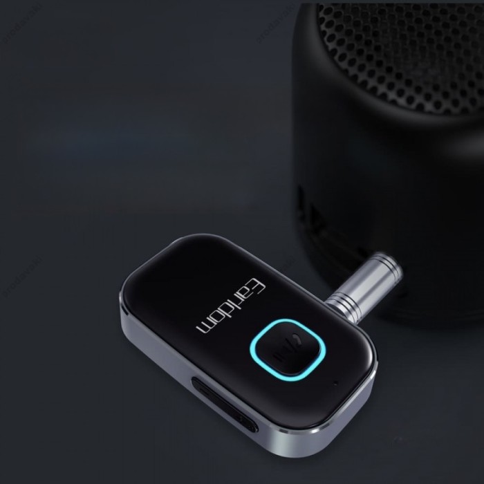 Автомобільний Bluetooth адаптер Earldom ET-BR04 Audio Receiver Black