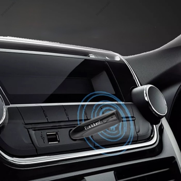 Автомобільний Bluetooth адаптер Earldom ET-M68 Audio Receiver Black