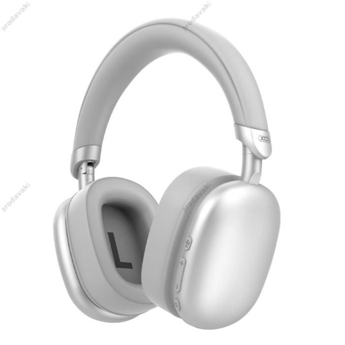Бездротові Bluetooth навушники XO BE55 Folding Swivelling Headband Noise Cancelling ANC BT 5.4 Silver