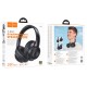 Бездротові Bluetooth навушники Hoco W71 Cool sound headphones BT 6.0 Black