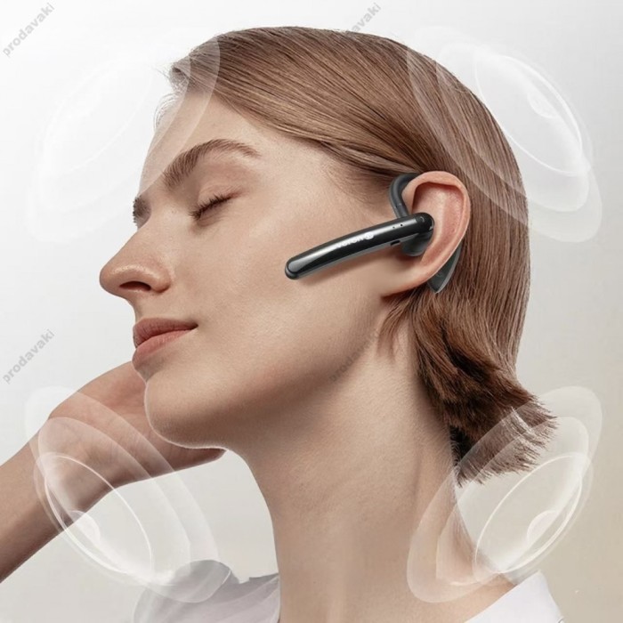 Бездротова Bluetooth гарнітура Veron B19 headset BT 5.4 Black