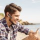 Бездротова Bluetooth гарнітура Veron B73 headset BT 5.2 Black