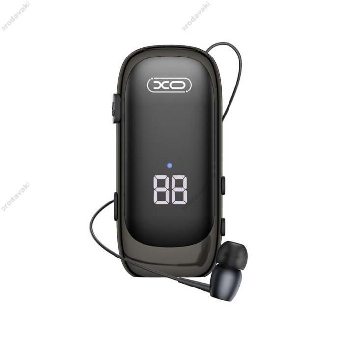 Бездротова Bluetooth гарнітура XO BE51 Lavalier Stretch BT 5.4 Black