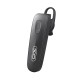 Бездротова Bluetooth гарнітура XO BE59 Business Headset With Mic Crystal Clear BT 5.3 Black
