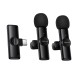 Бездротовий мікрофон BOROFONE BFK16A Wireless Microphone Type-C 2 мікрофона Black