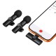 Бездротовий мікрофон BOROFONE BFK16A Wireless Microphone Type-C 2 мікрофона Black