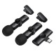 Бездротовий мікрофон BOROFONE BFK16A Wireless Microphone Type-C 2 мікрофона Black