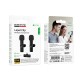 Бездротовий мікрофон BOROFONE BFK16A Wireless Microphone Type-C 2 мікрофона Black