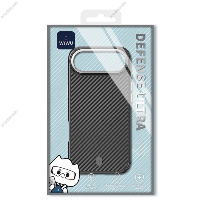 Чохол WiWU DCC-205 Defense Ultra MagSafe для iPhone 17 Air Black
