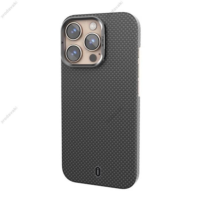 Чохол WiWU DCC-208 ARAMID ARMOR MagSafe для iPhone 16 Pro Max Black