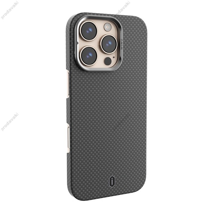 Чохол WiWU DCC-208 ARAMID ARMOR MagSafe для iPhone 16 Pro Max Black