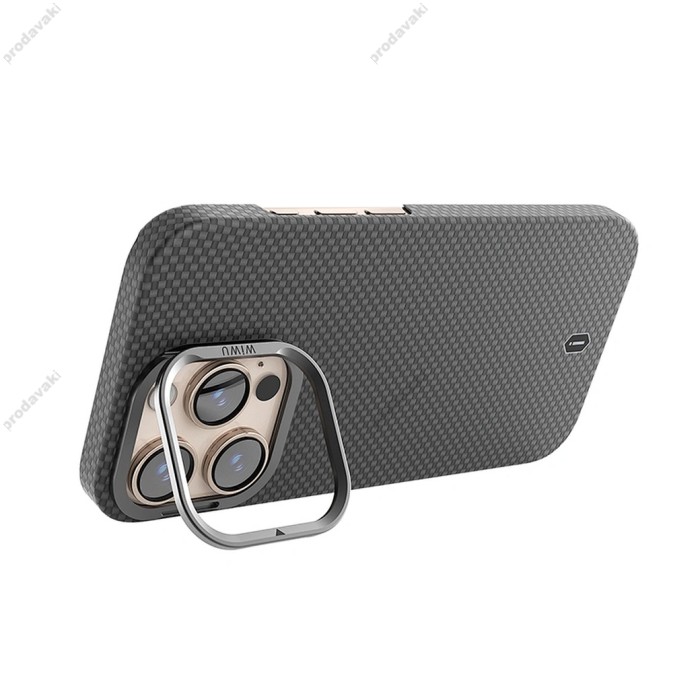 Чохол WiWU DCC-208 ARAMID ARMOR MagSafe для iPhone 16 Pro Max Black