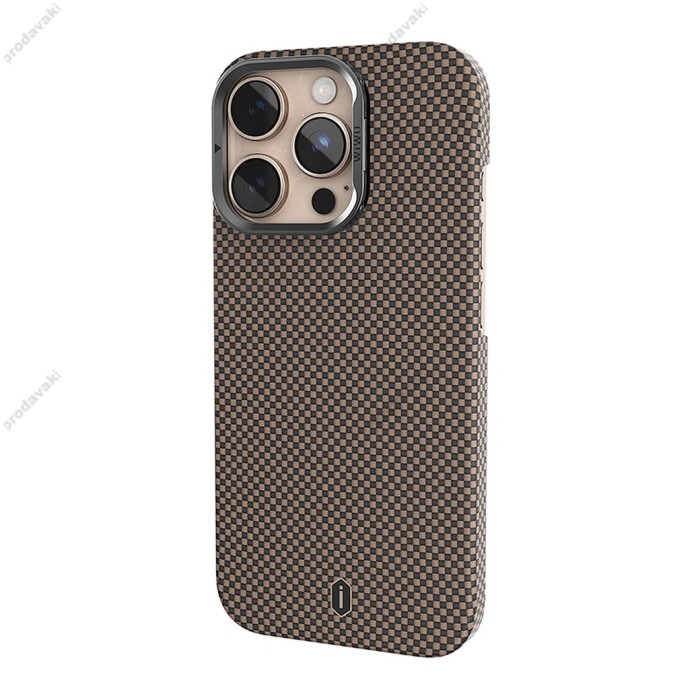 Чохол WiWU DCC-208 ARAMID ARMOR MagSafe для iPhone 16 Pro Max Gold