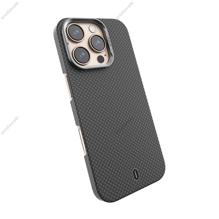 Чохол WiWU DCC-208 ARAMID ARMOR MagSafe для iPhone 16 Pro Max Black